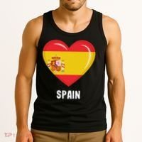 Spain Flag Jersey Spanish Tank Top thumb 3