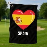 Spain Flag Jersey Spanish Golf Towel thumb 1