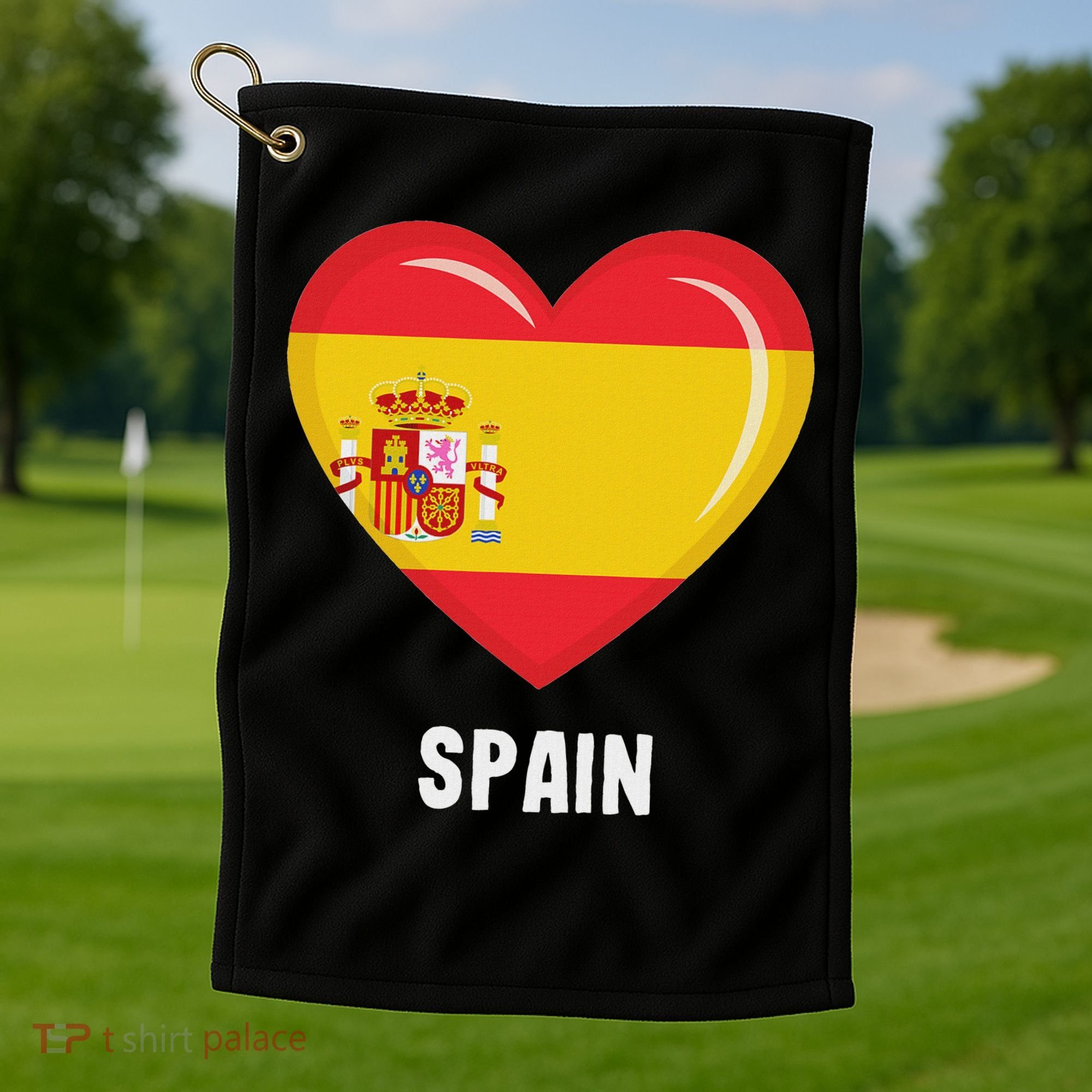 Spain Flag Jersey Spanish Golf Towel