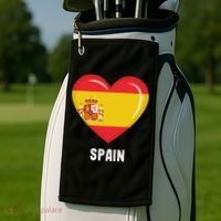 Spain Flag Jersey Spanish Golf Towel thumb 2
