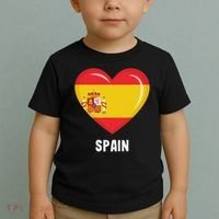 Spain Flag Jersey Spanish Toddler T-Shirt thumb 2