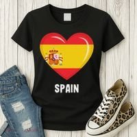 Spain Flag Jersey Spanish Women's T-Shirt thumb 3