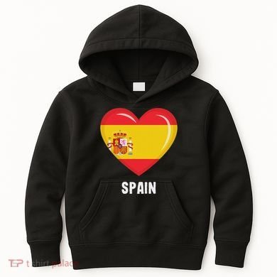 Spain Flag Jersey Spanish Kids Hoodie