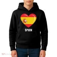 Spain Flag Jersey Spanish Kids Hoodie thumb 4