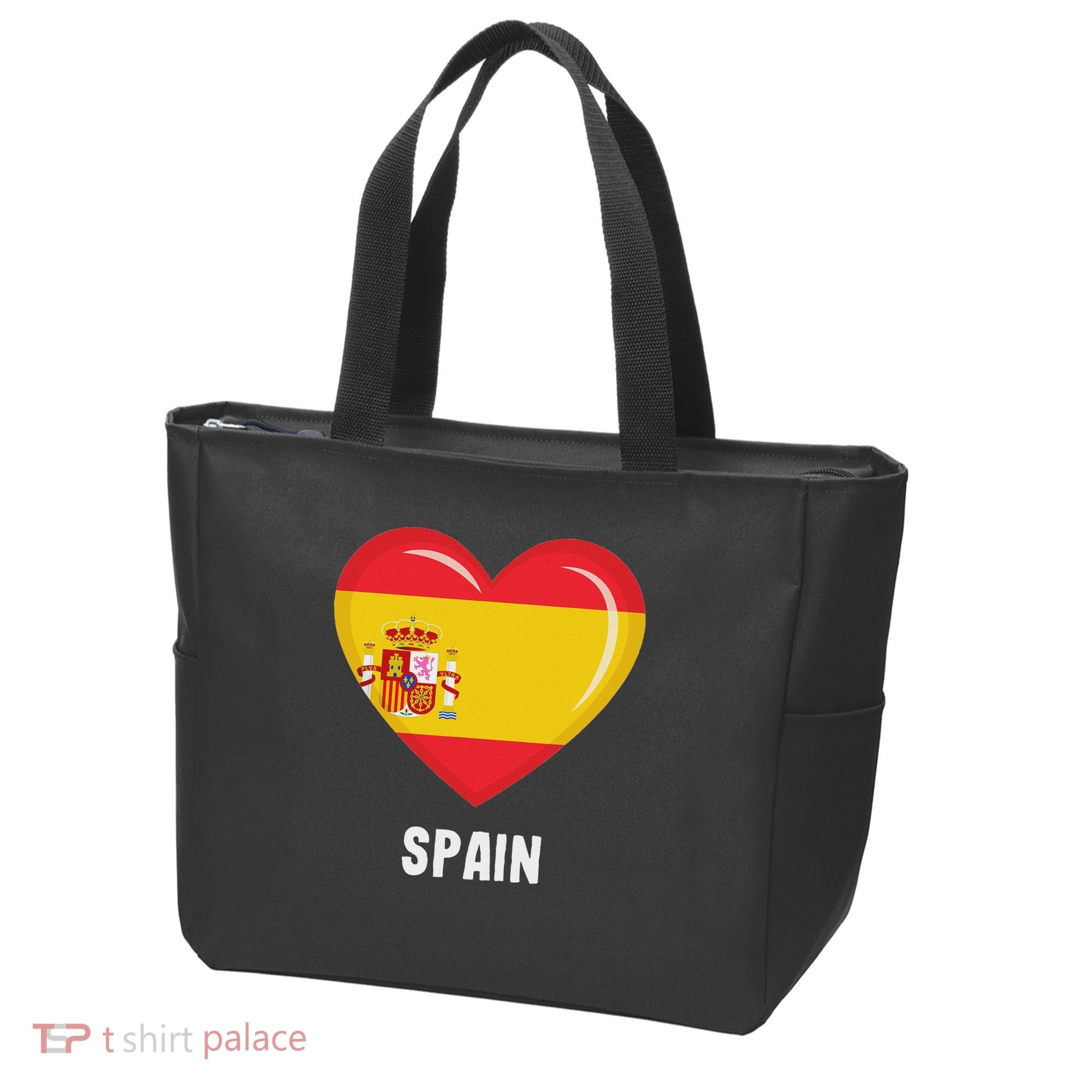 Spain Flag Jersey Spanish Tote Bag