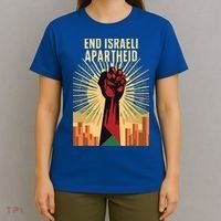 STAND FOR JUSTICE END ISRAEL APARTHEID PALESTINE T-Shirt thumb 4