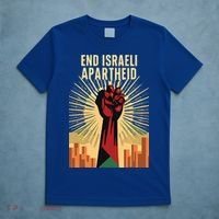 STAND FOR JUSTICE END ISRAEL APARTHEID PALESTINE T-Shirt thumb 5