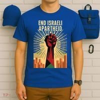 STAND FOR JUSTICE END ISRAEL APARTHEID PALESTINE T-Shirt thumb 6