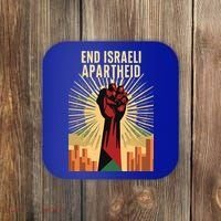 STAND FOR JUSTICE END ISRAEL APARTHEID PALESTINE Coaster thumb 0
