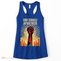 STAND FOR JUSTICE END ISRAEL APARTHEID PALESTINE Women's Tank Top thumb 0