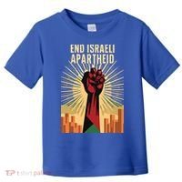 STAND FOR JUSTICE END ISRAEL APARTHEID PALESTINE Toddler T-Shirt thumb 0