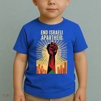 STAND FOR JUSTICE END ISRAEL APARTHEID PALESTINE Toddler T-Shirt thumb 2