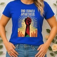 STAND FOR JUSTICE END ISRAEL APARTHEID PALESTINE Women's T-Shirt thumb 2