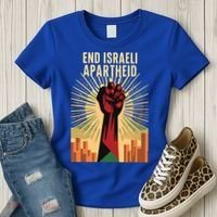 STAND FOR JUSTICE END ISRAEL APARTHEID PALESTINE Women's T-Shirt thumb 3