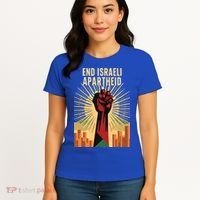 STAND FOR JUSTICE END ISRAEL APARTHEID PALESTINE Women's T-Shirt thumb 4
