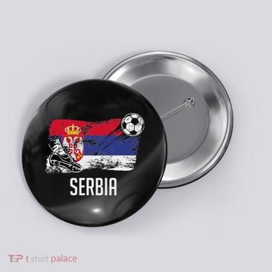 Serbia Flag Jersey Serbian Soccer Team Serb Or Serbian Button