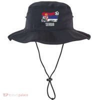 Serbia Flag Jersey Serbian Soccer Team Serb Or Serbian Bucket Hat thumb 0