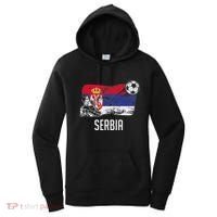 Serbia Flag Jersey Serbian Soccer Team Serb Or Serbian Women's Hoodie thumb 0