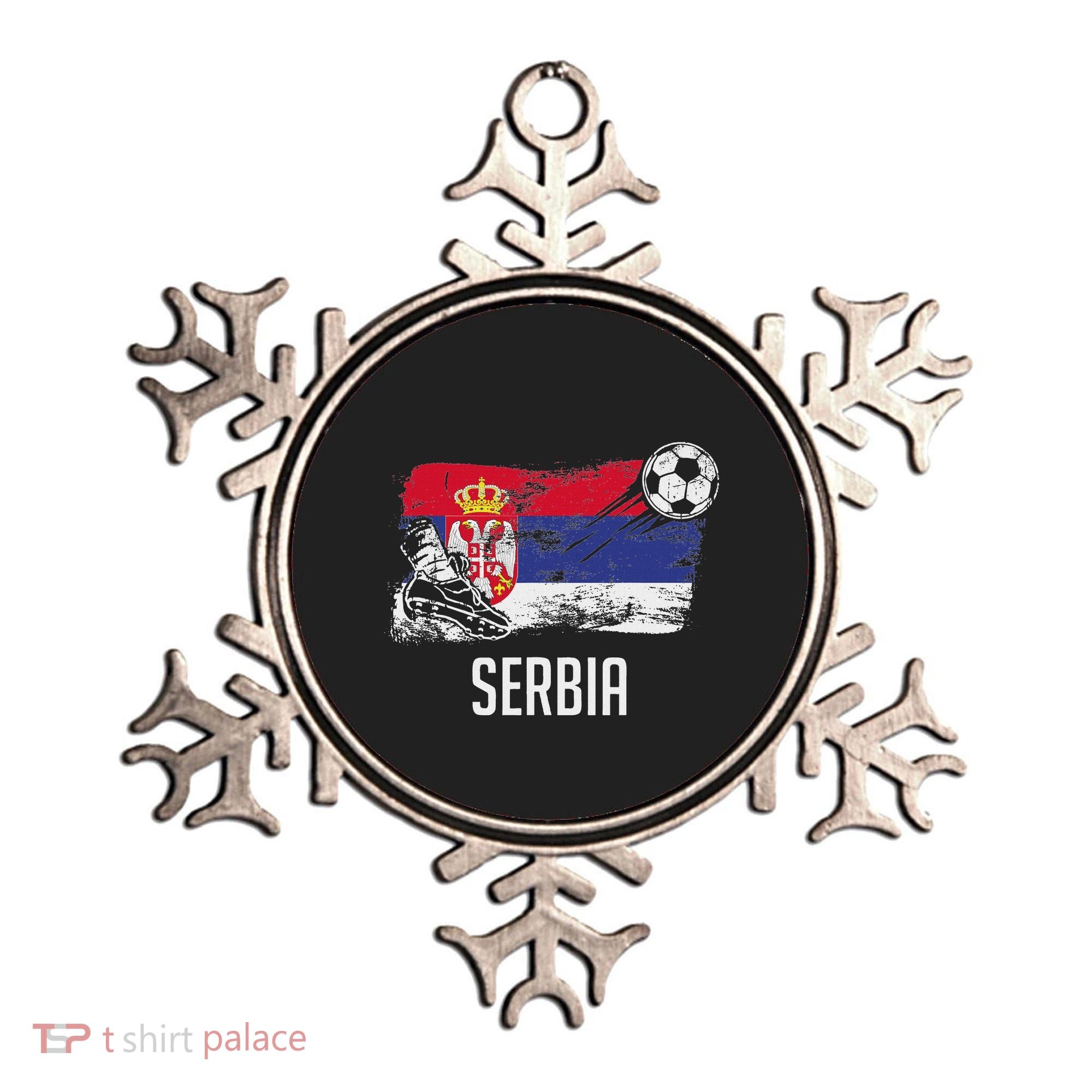 Serbia Flag Jersey Serbian Soccer Team Serb Or Serbian Ornament