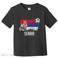Serbia Flag Jersey Serbian Soccer Team Serb Or Serbian Toddler T-Shirt thumb 0