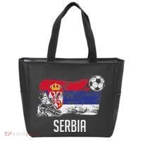 Serbia Flag Jersey Serbian Soccer Team Serb Or Serbian Tote Bag thumb 0
