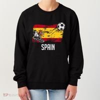 Spain Flag Jersey Spanish Soccer Team Spanish Women's Sweatshirt thumb 0