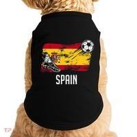 Spain Flag Jersey Spanish Soccer Team Spanish Doggie Tank thumb 0