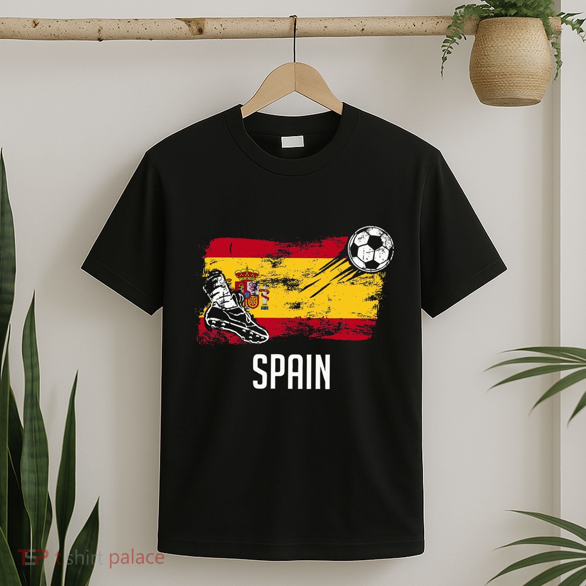 Spain Flag Jersey Spanish Soccer Team Spanish T-Shirt