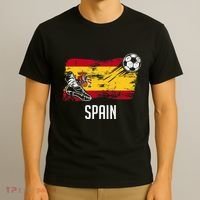 Spain Flag Jersey Spanish Soccer Team Spanish T-Shirt thumb 3