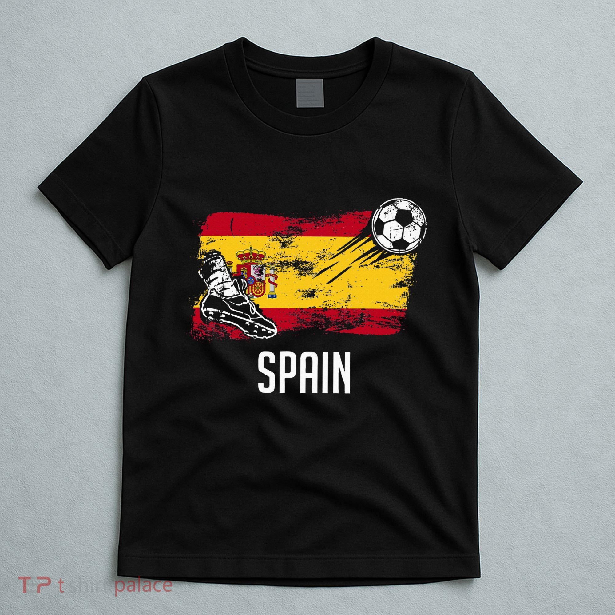 Spain Flag Jersey Spanish Soccer Team Spanish T-Shirt