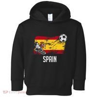 Spain Flag Jersey Spanish Soccer Team Spanish Toddler Hoodie thumb 0