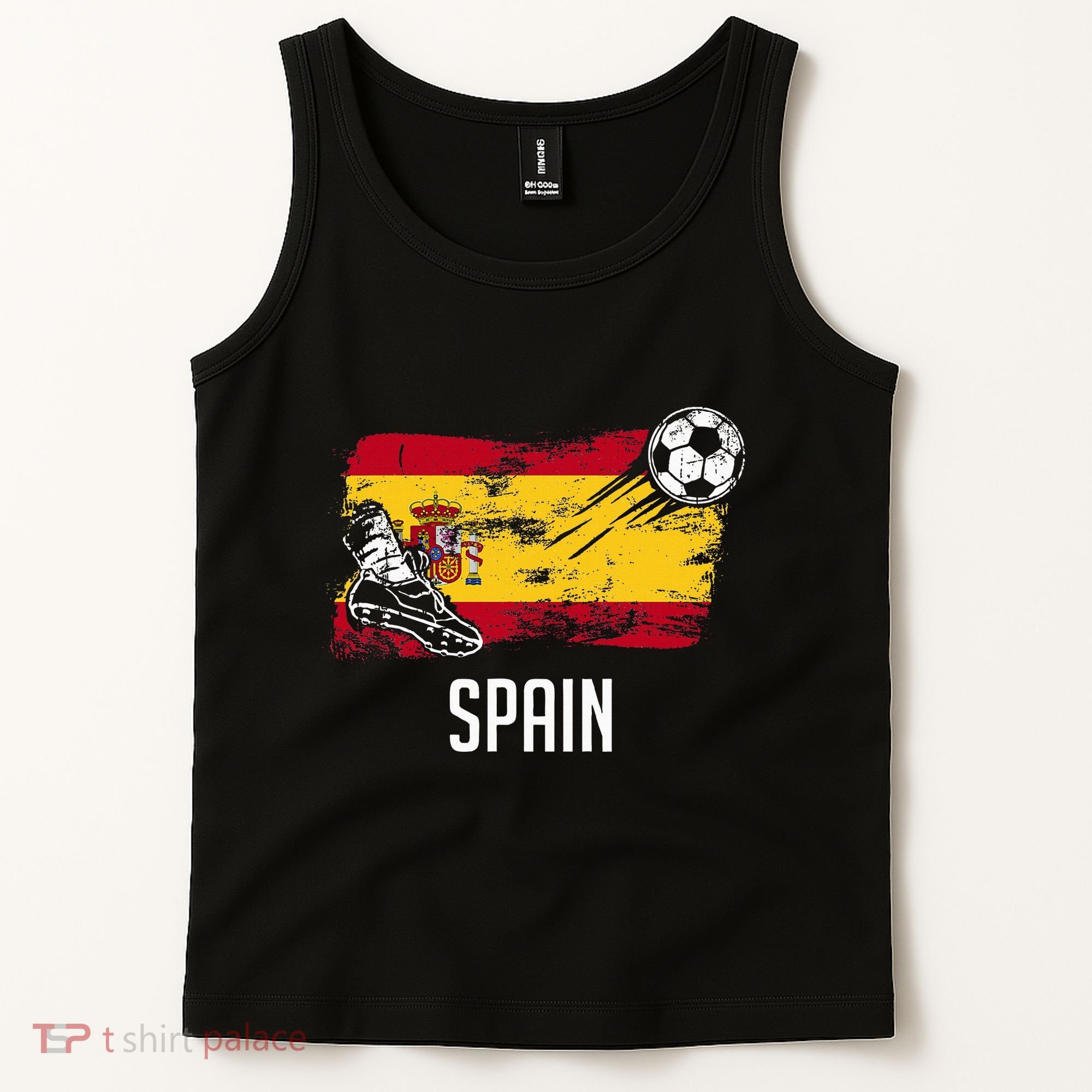 Spain Flag Jersey Spanish Soccer Team Spanish Tank Top