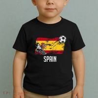 Spain Flag Jersey Spanish Soccer Team Spanish Toddler T-Shirt thumb 2