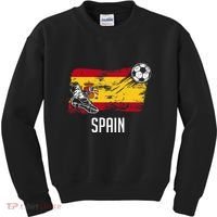 Spain Flag Jersey Spanish Soccer Team Spanish Kids Sweatshirt thumb 0