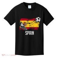 Spain Flag Jersey Spanish Soccer Team Spanish Kids T-Shirt thumb 0