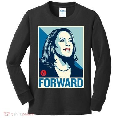 Kamala Harris Forward Kids Long Sleeve Shirt
