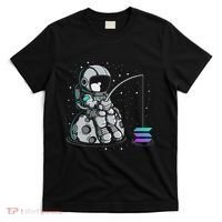 Solana Fishing Krypto Bullrun Sol Token Rich Millionaire T-Shirt thumb 0