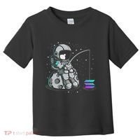 Solana Fishing Krypto Bullrun Sol Token Rich Millionaire Toddler T-Shirt thumb 0