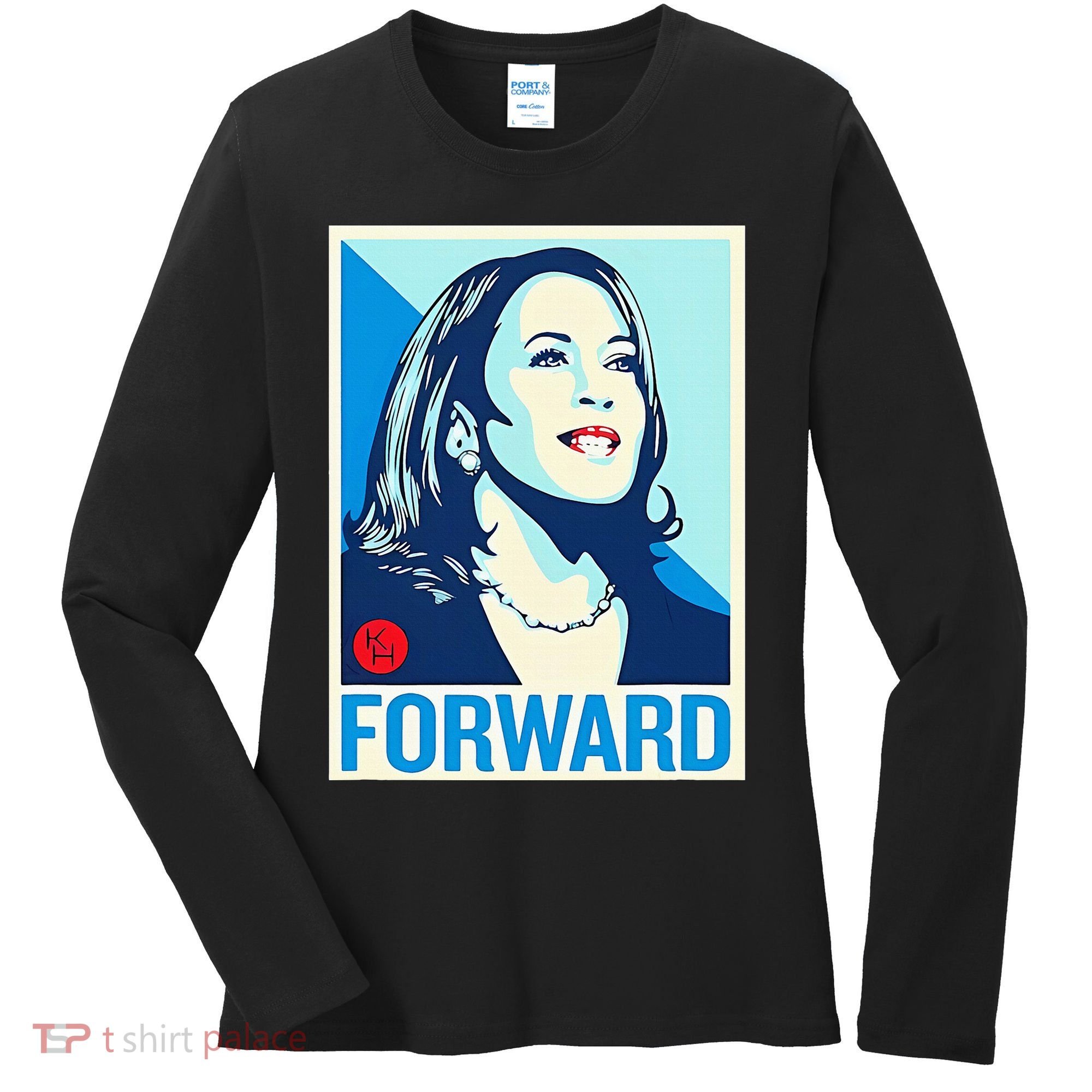 Shepard Fairey Kamala Harris Forward Women's Long Sleeve Shirt