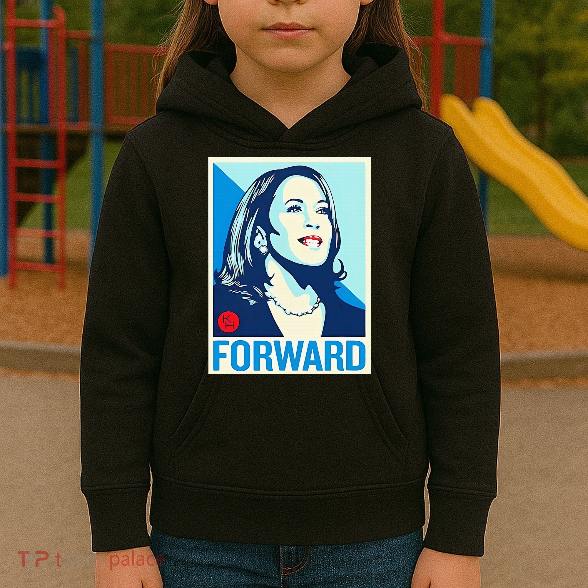 Shepard Fairey Kamala Harris Forward Kids Hoodie
