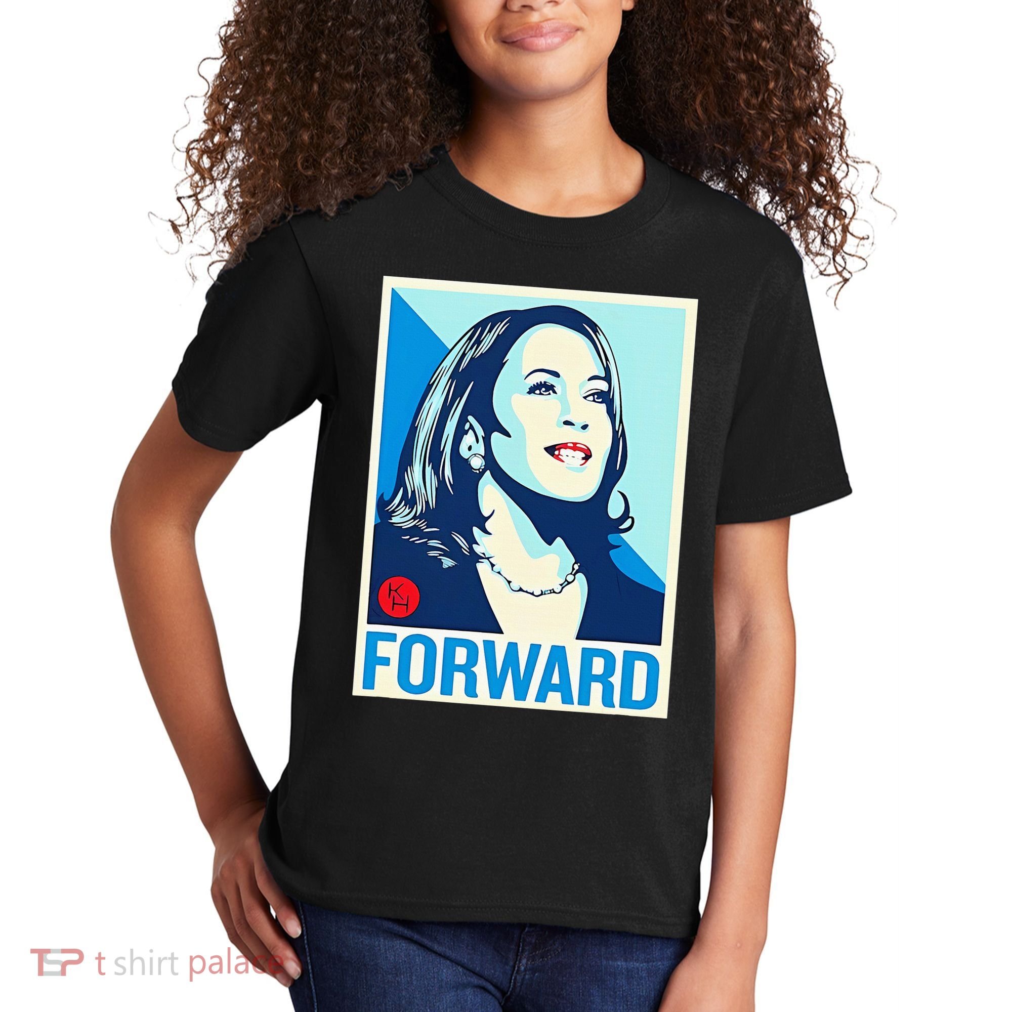 Shepard Fairey Kamala Harris Forward Kids T-Shirt