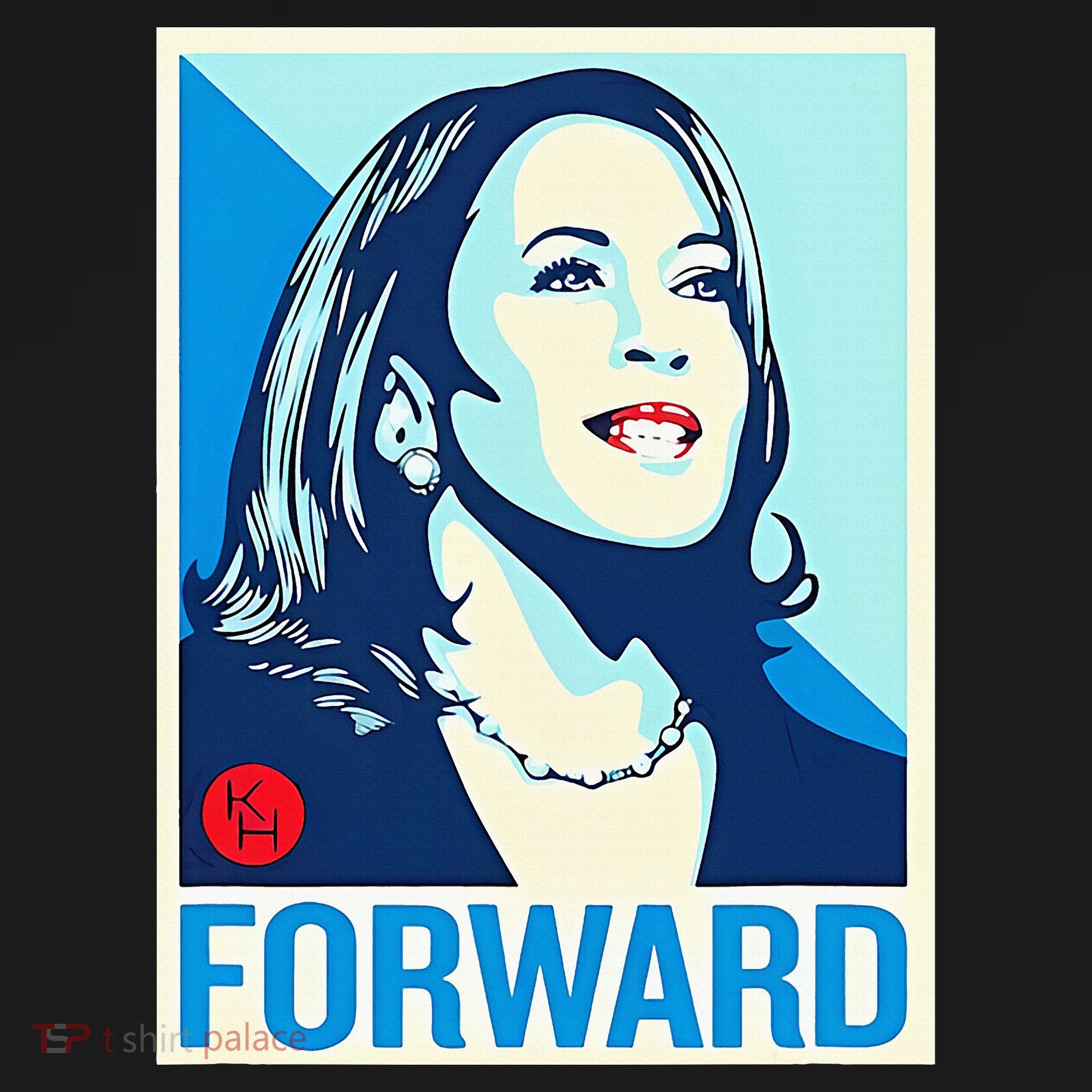 Shepard Fairey Kamala Harris Forward Kids T-Shirt