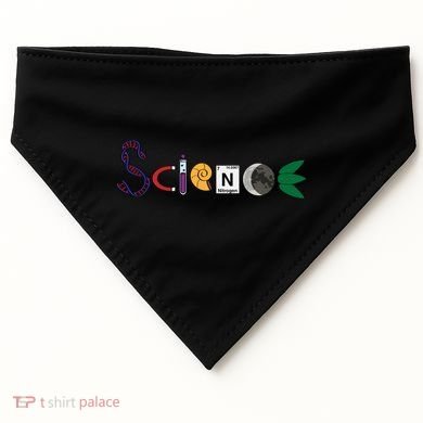 Science Funny Logo USA-Made Doggie Bandana