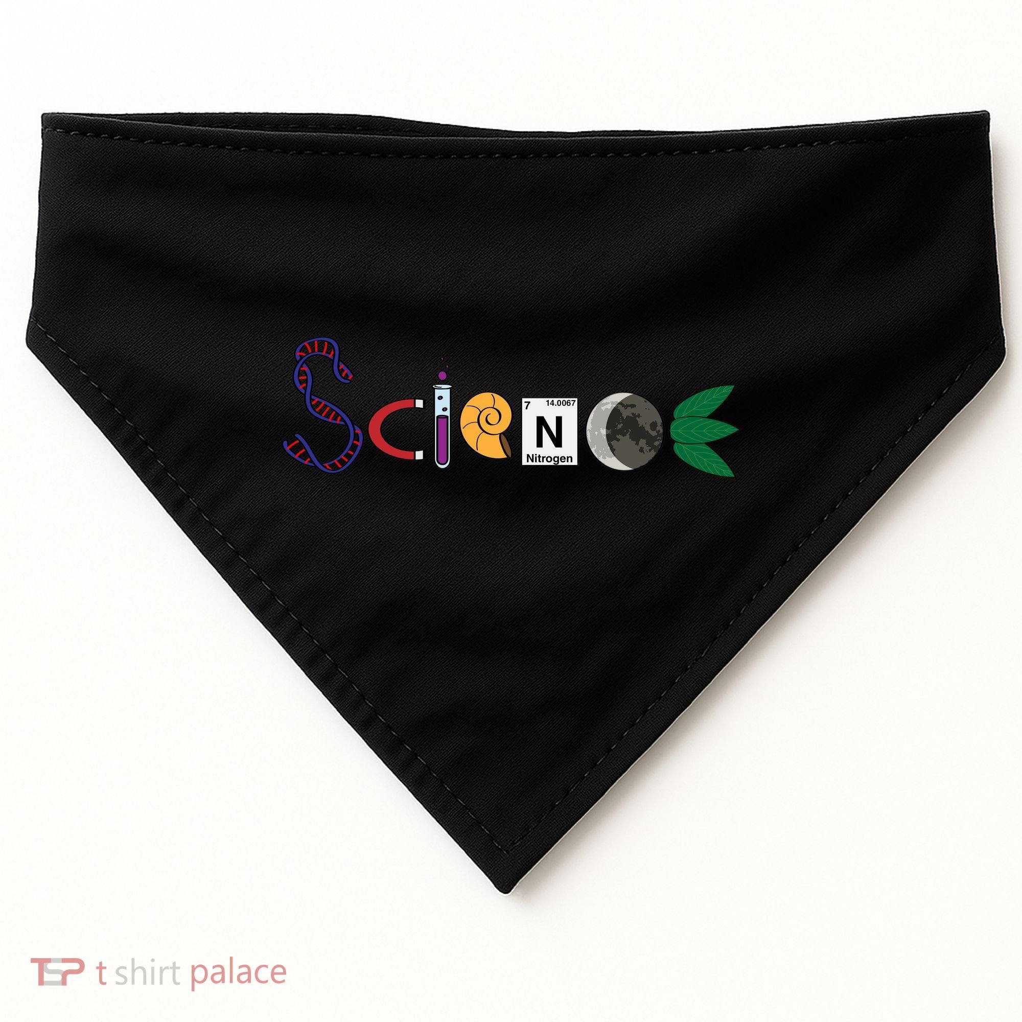 Science Funny Logo USA-Made Doggie Bandana