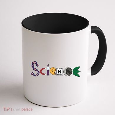 Science Funny Logo Coffee Mug back