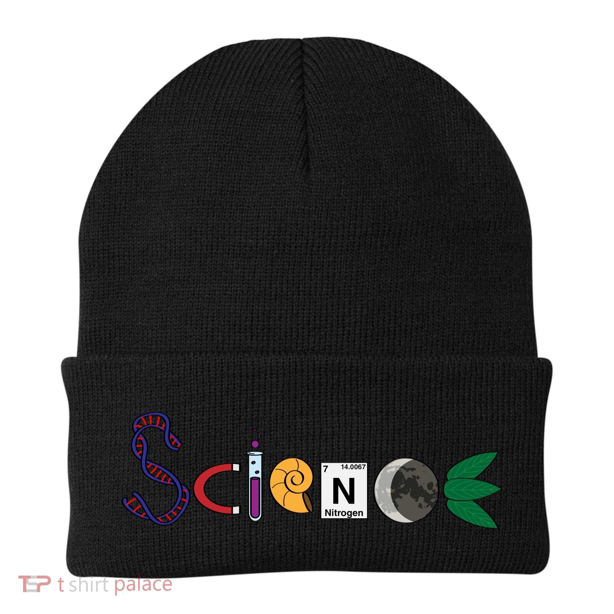 Science Funny Logo Beanie