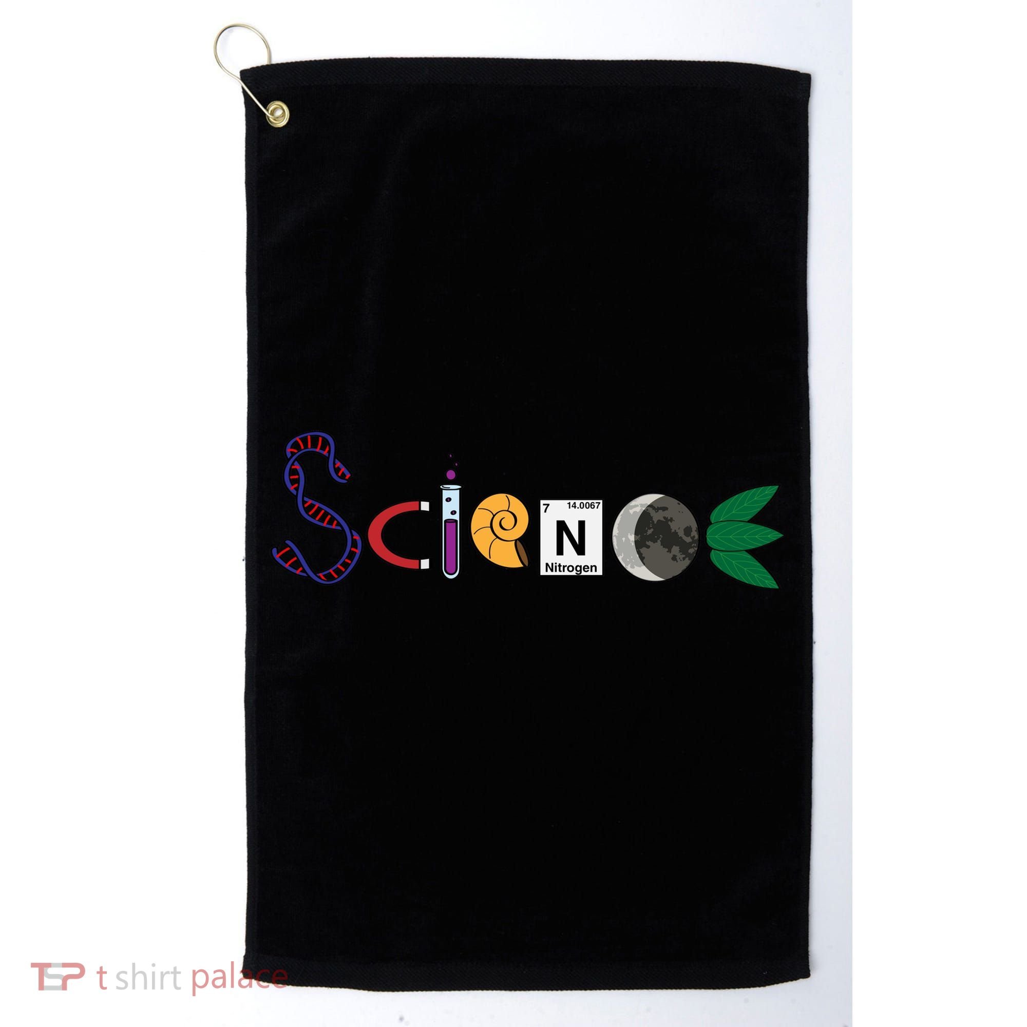 Science Funny Logo Golf Towel