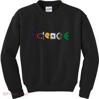 Science Funny Logo Kids Sweatshirt thumb 0