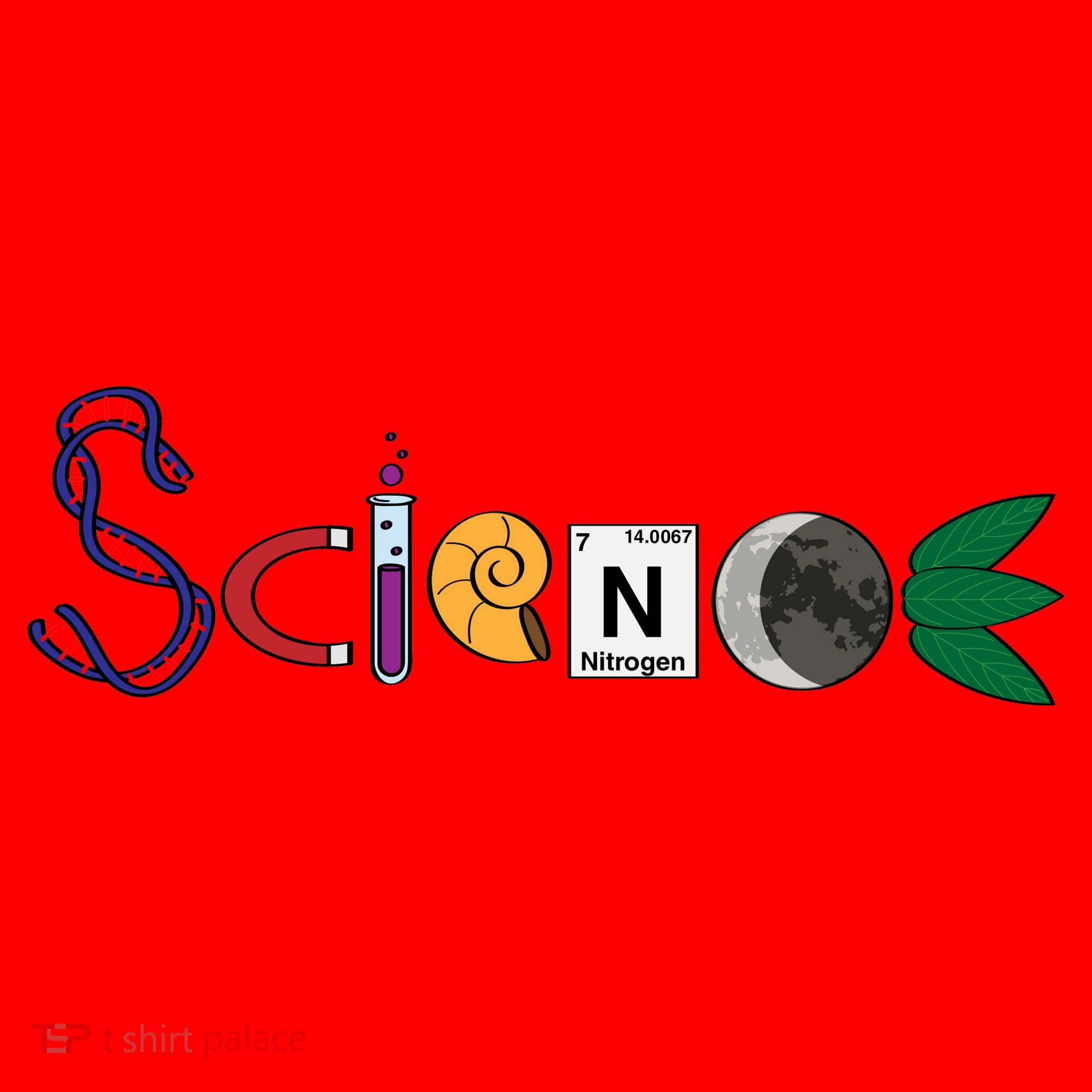Science Funny Logo Santa Hat