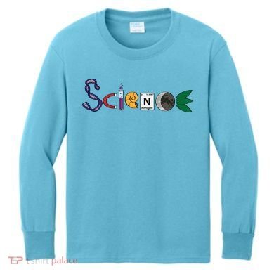 Science Funny Logo Kids Long Sleeve Shirt